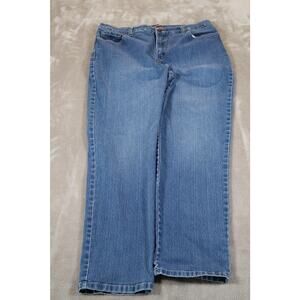 Gloria Vanderbilt Jeans Womens 12 Short Amanda Stretch Straight Leg Denim Pants
